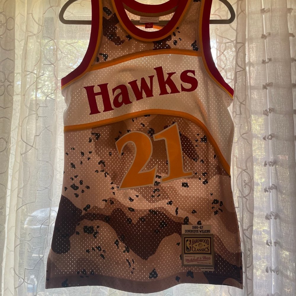 Mitchell & Ness 1986-1987 Atlanta Hawks NBA Jersey - Dominique Wilkins 21